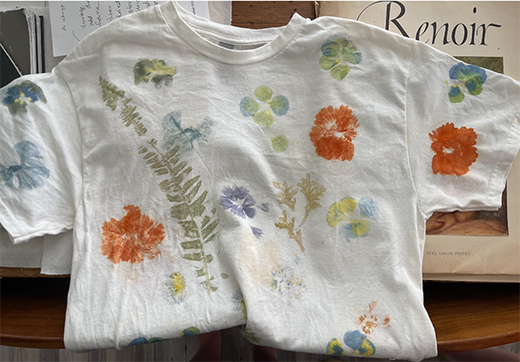 July 31, at Local Love CHS, James Island- Flower Power T-shirt Hammering Class