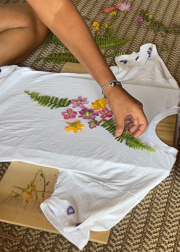 July 31 at Local Love CHS, James Island- Flower Power T-shirt Hammering Class